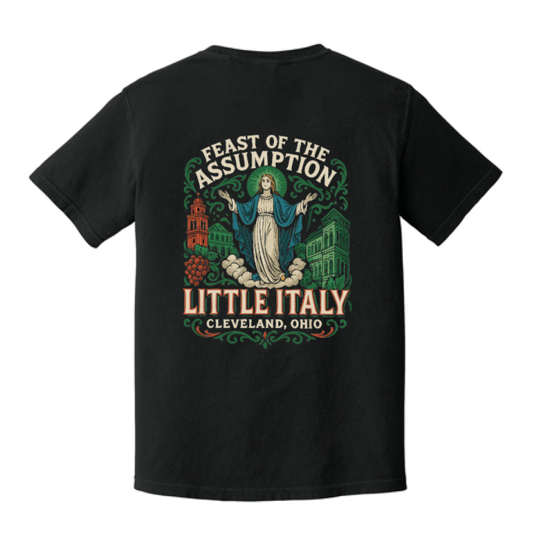 Feast of the Assumption T-shirt | Crazy Cannoli